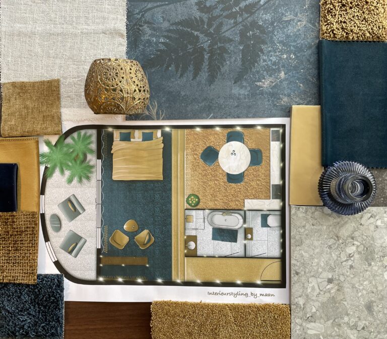 Materiaal plan Hotel Chique